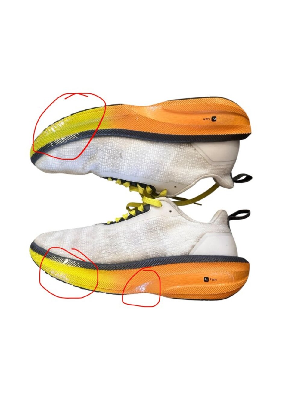 Craft Endurance 2 PX Foam Running Shoes White Mens Size 9.5 Athleisure Sporty - Picture 3 of 16